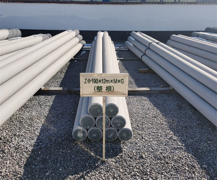 包头190×12米钢筋混凝土水泥电线杆